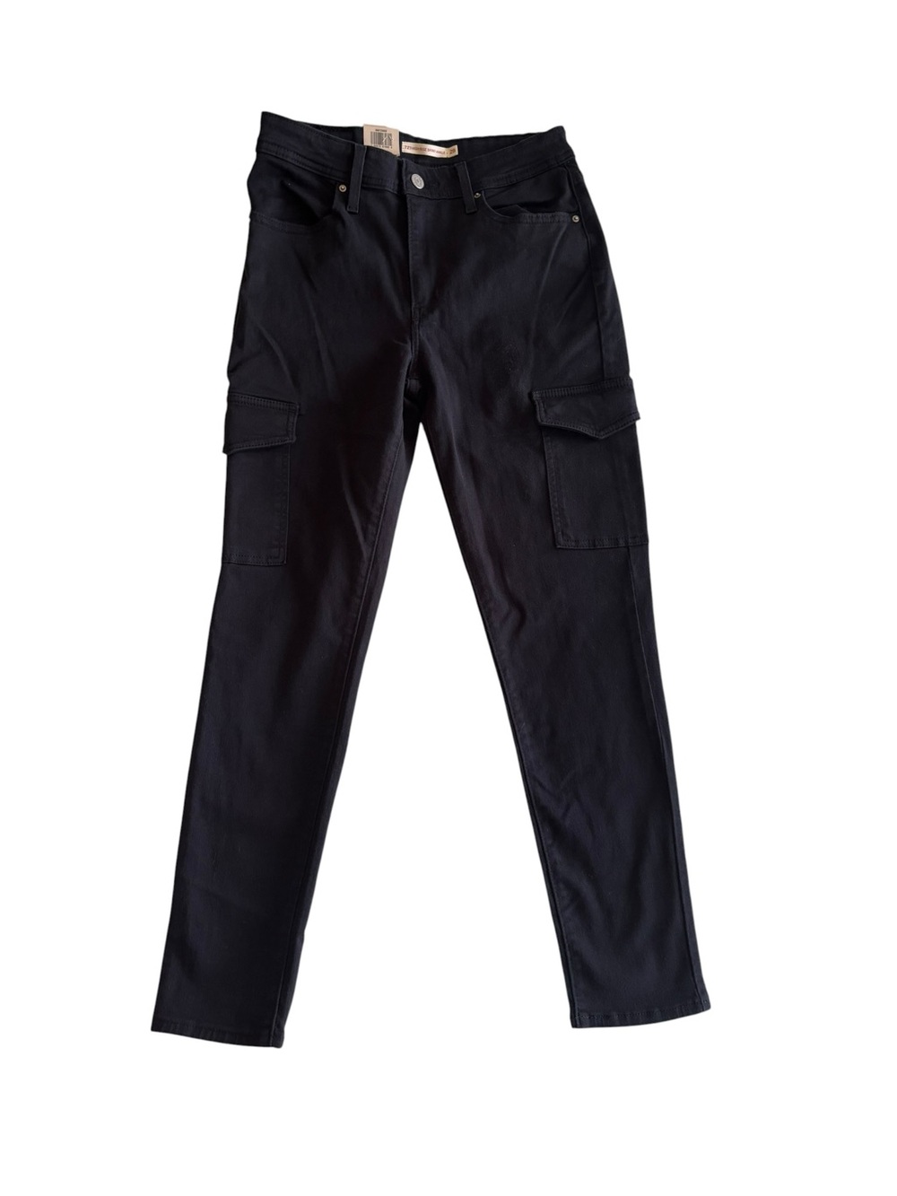 Levi 721 Black Cargo Skinny Jeans